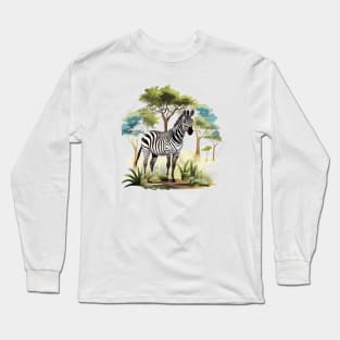 Zebra Lover Long Sleeve T-Shirt